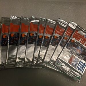 1991 Dominos Upper Deck The Quarterbacks Quarterback Challenge 10 Sealed Packs